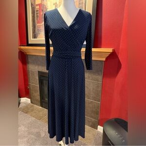 Ralph Lauren Navy Long Sleeve Dress